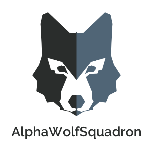 AlphaWolfSquadron Logo - Color